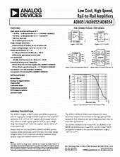 DataSheet AD8054 pdf